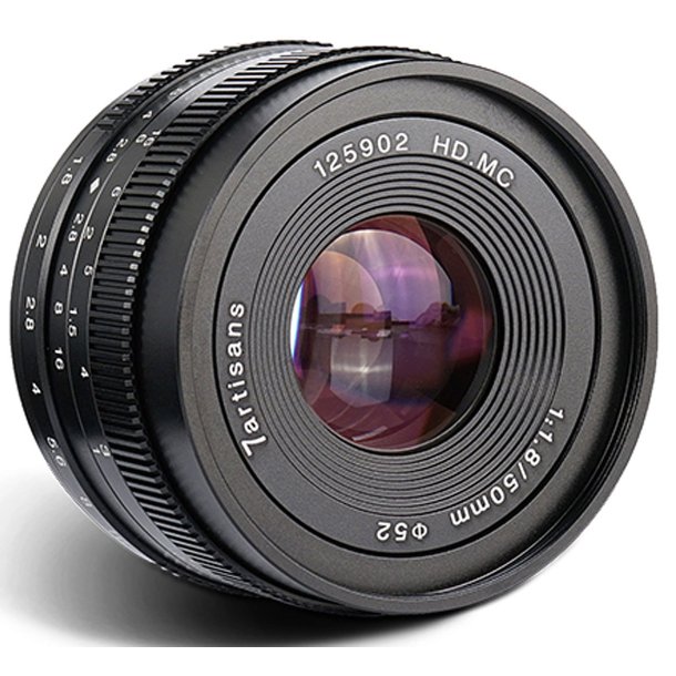 7Artisans 50mm f/1,8 t/Sony E