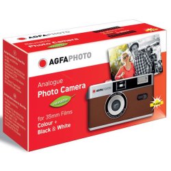 Agfaphoto Reusable Photo Camera 35mm Brown