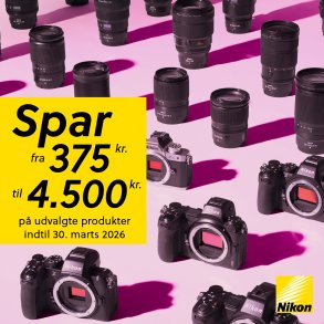 Nikon Camera & Lens Savings 27/2-26 - 30/3-26
