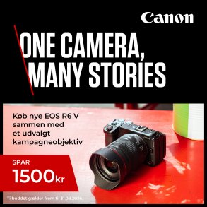 Canon EOS R6 V Launch Promotion 13/5-26 - 31/8-26