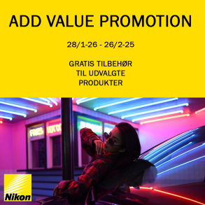 Nikon Add Value Kampagne 28/1-26 - 26/2-26