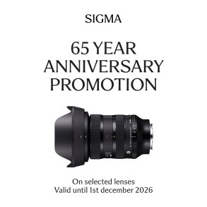 Sigma 65 Year Anniversary Promotion 1/10-26 - 1/12-26