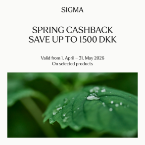 Sigma Spring Cashback 1/4-26 - 31/5-26