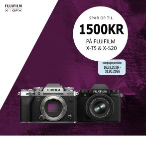 Fujifilm X-T5/X-S20 Instant Rebate 16/2-26 - 31/3-26