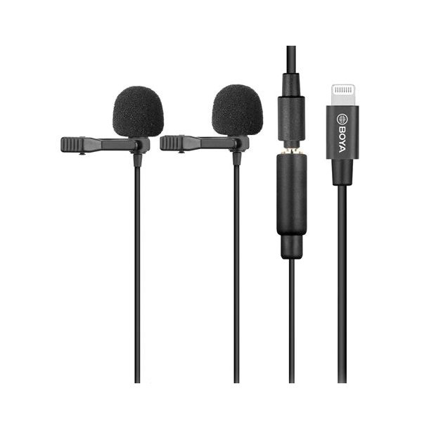 Boya Clip-on Lavalier Microphone BY-M2D