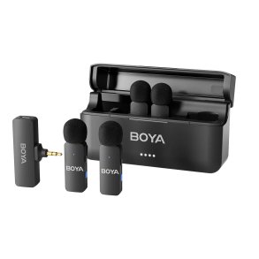 BOYA Wireless 2.4 GHz Microphone x4 BY-V4 3.5mm TRS