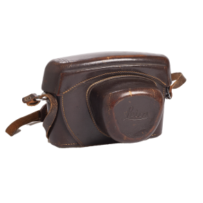 Leica B-taske i brun lder til Leica M3