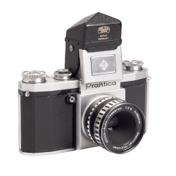 Praktica KW + Edixa 50mm F2.8 + Carl Zeiss Prismesger