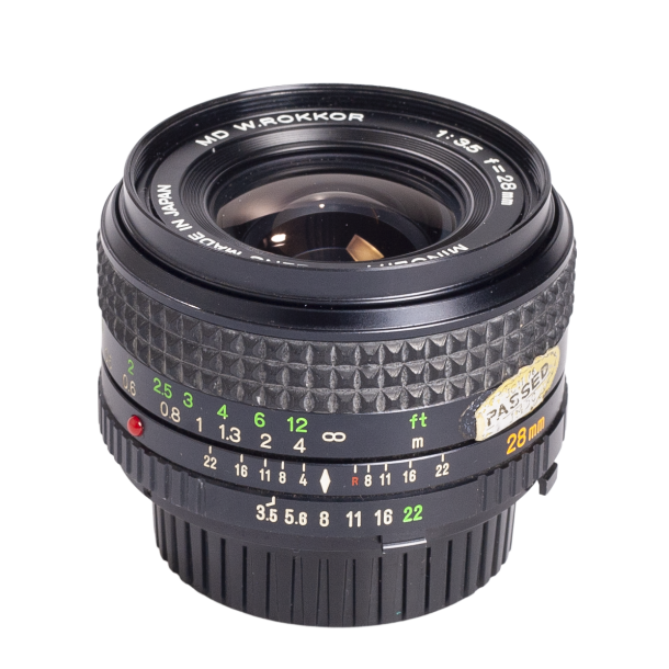Minolta MD W:ROKKOR 28mm F3.5