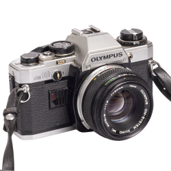 Olympus OM10 + 50mm 1.8 + B-taske