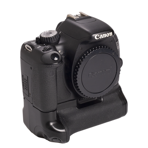 Canon EOS 550D Body + Meike Batterigreb