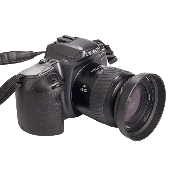 Minolta Dynax 500SI Super + 28-80mm + Sigma flash EF-430ST