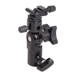 Tilting Bracket + Hotshoe til lightstand