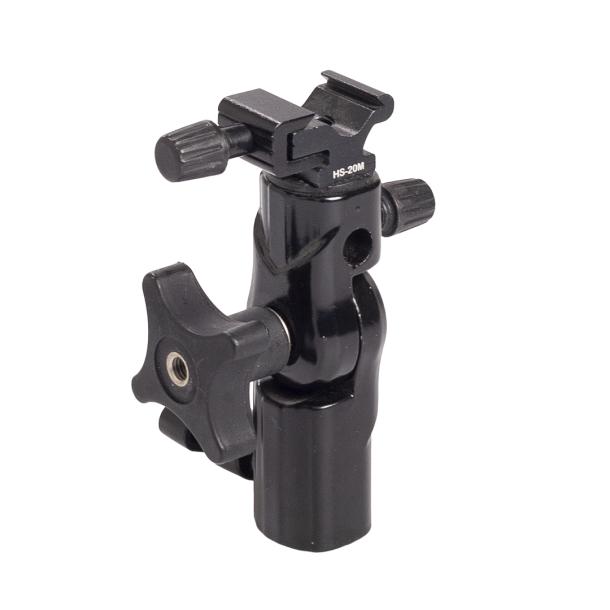 Tilting Bracket + Hotshoe til lightstand