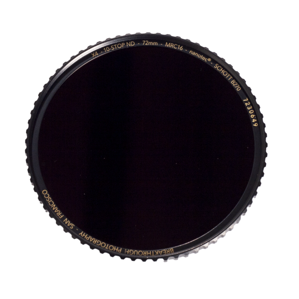 Breakthrough ND Filter X4 - 10 Stop Nanotec - 72mm 