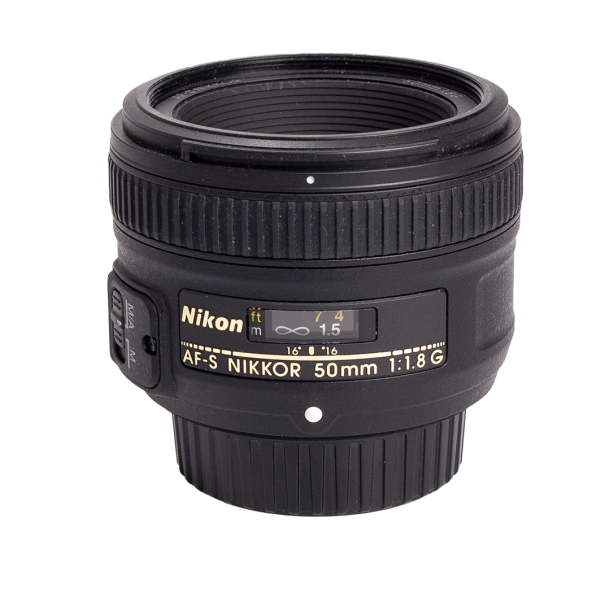 Nikon AF-S Nikkor 50mm f/1.8G + HB-47 Modlysblnde