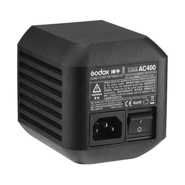 Godox AC400 AC Adapter til AD400 Pro