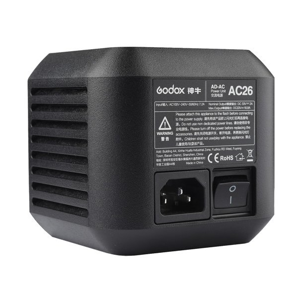 Godox AC26 AC Adapter til AD600 Pro