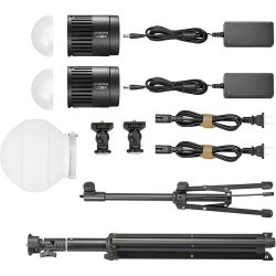 Godox Litemons LC30Bi Tabletop Bi-Color LED Monolight (2-Light Kit)