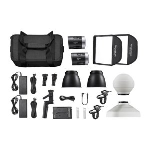 Godox ML30-K2 Kit LED lampe med 2 x ML30 + tilbehr