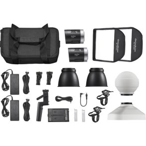 Godox ML30Bi-K2 Kit LED lampe med 2 x ML30Bi + tilbehr