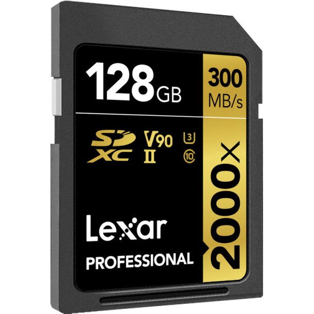 Lexar SDXC Professional UHS-II U3 300MB/s 128GB (2000x)