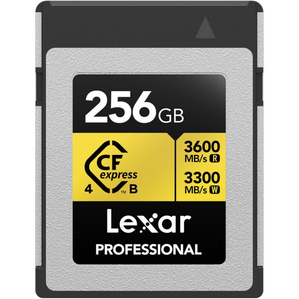 Lexar CFexpress Pro Gold R3600/W3300 256GB Type B