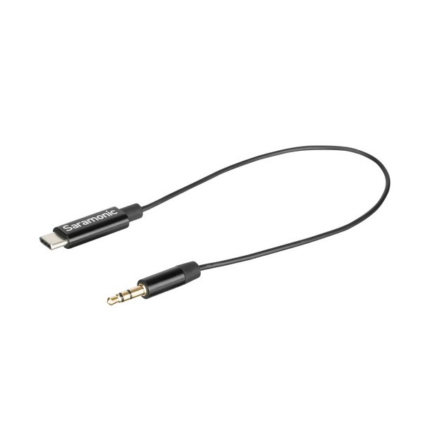 Saramonic Cable SR-C2001 3.5mm TRS Male Jack to USB Type-C Audio Adapter
