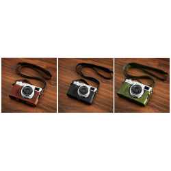 SmallRig 4700 Leather Half Case Kit for FUJIFILM X100VI (Black)