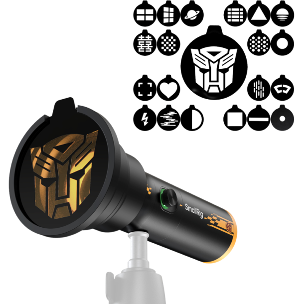 SmallRig 5512 RF 10C Portable Focusable LED Video Light "BumbleBee Edition"