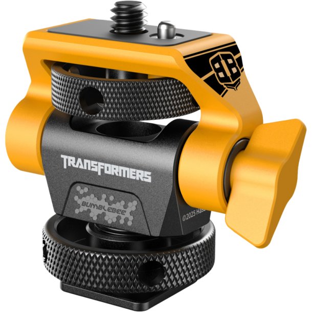 SmallRig 5519 Swivel and Tilt Adjustable Monitor Support with Cold Shoe&#65288;BumbleBee Edition&#65289;