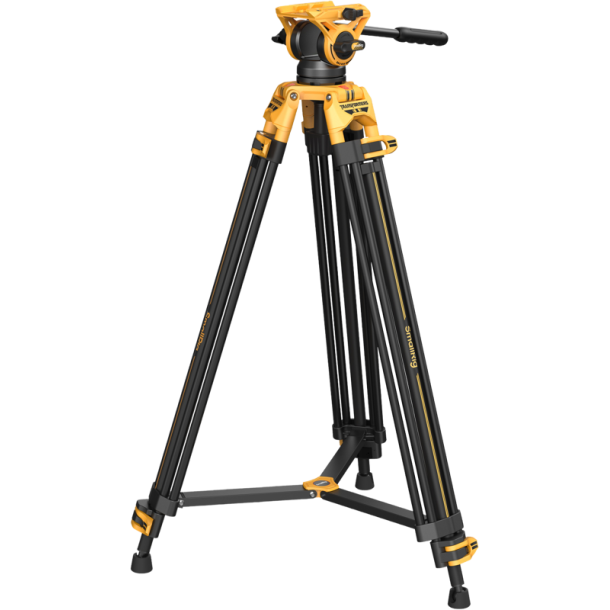 SmallRig 5523 Video Tripod with Heavy-Duty Fluid Head AD-01 (BumbleBee Edition&#65289;