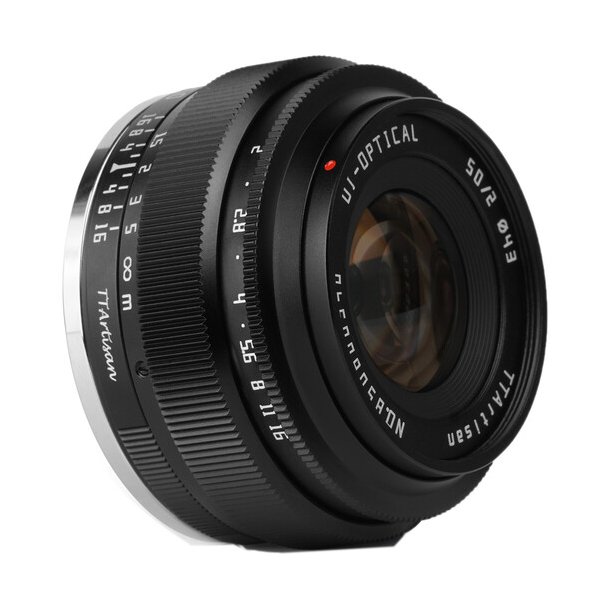TTArtisan 50mm f/2 Sort t/Fujifilm X