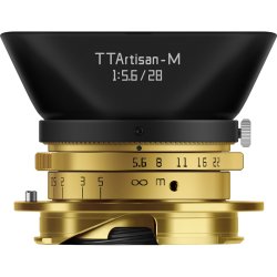 TTArtisan 28mm f/5.6 t/Leica M Gold (Full-frame)