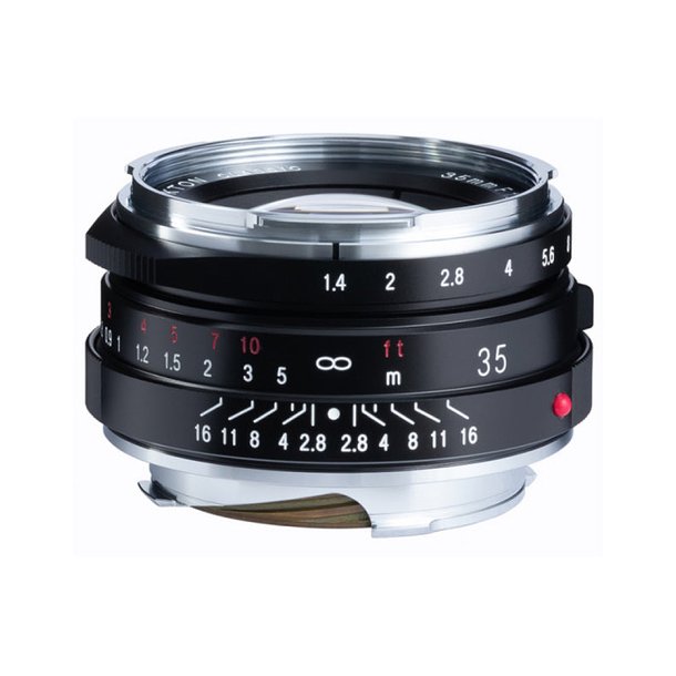 Voigtlnder Nokton 1,4/35 mm S.C. VM II sort, Objektiv