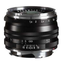 Voigtlnder Nokton 1,5/50 mm II M.C. VM Asph., sort, Objektiv