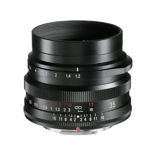 Voigtlnder Nokton 1,2/35 mm X-Mount, sort, Objektiv