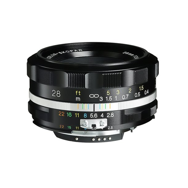 Voigtlnder Color Skopar 2,8/28 mm SLII-S Asph. sort Objektiv