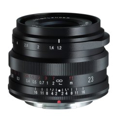 Voigtlnder Nokton 1,2/23 mm X-Mount, sort, Objektiv