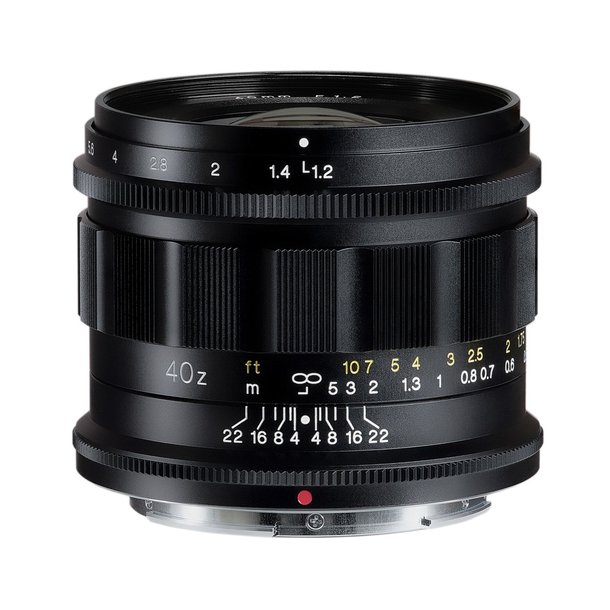 Voigtlnder Nokton Asph. 1,2/40 mm Nikon Z-Mount, sort, Objektiv