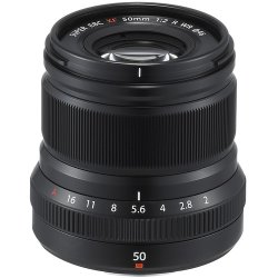 Fujifilm Fujinon XF 50mm f/2.0 R WR - Sort - incl. Haida Clear filter!