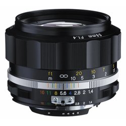 Voigtlnder Nokton 1,4/58 mm sort SLII-S til Nikon AI-S (CPU) Objektiv