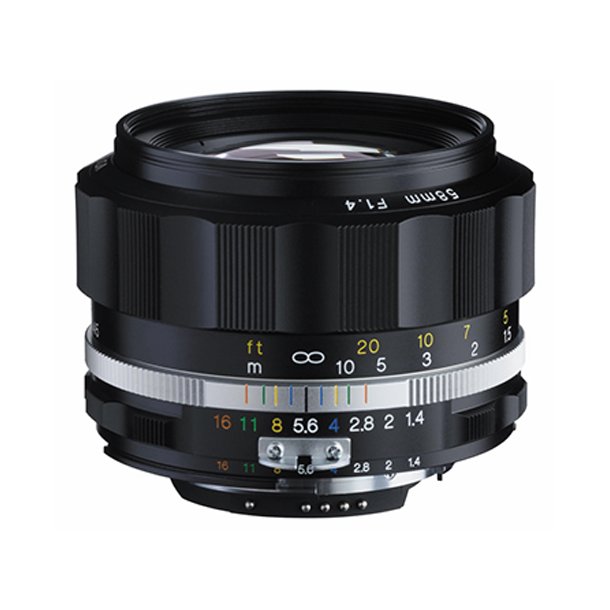 Voigtlnder Nokton 1,4/58 mm sort SLII-S til Nikon AI-S (CPU) Objektiv