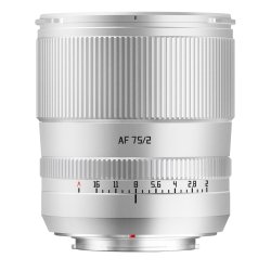 TTARTISAN AF 75mm f/2 Silver - Fuji X