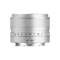 TTARTISAN AF 40mm f/2 - Sony FE Silver
