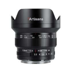 7Artisans 7,5mm f/3,5 Fisheye til Nikon F (APS-C)