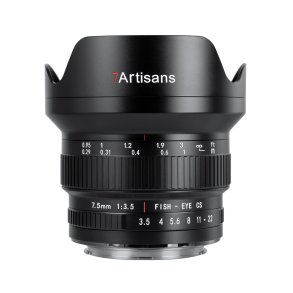 7Artisans 7,5mm f/3,5 Fisheye til Nikon F (APS-C)