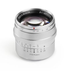 TTArtisan 50mm f/1,2 til Sony E (APS-C), Slv