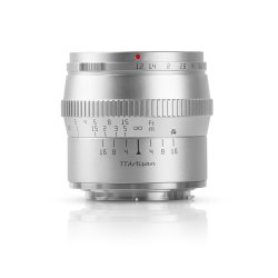 TTArtisan 50mm f/1,2 til Sony E (APS-C), Slv