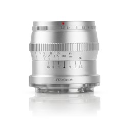 TTArtisan 50mm f/1,2 til Sony E (APS-C), Slv